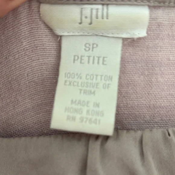 J. Jill Dusty Pink Cotton Top - Picture 4 of 4